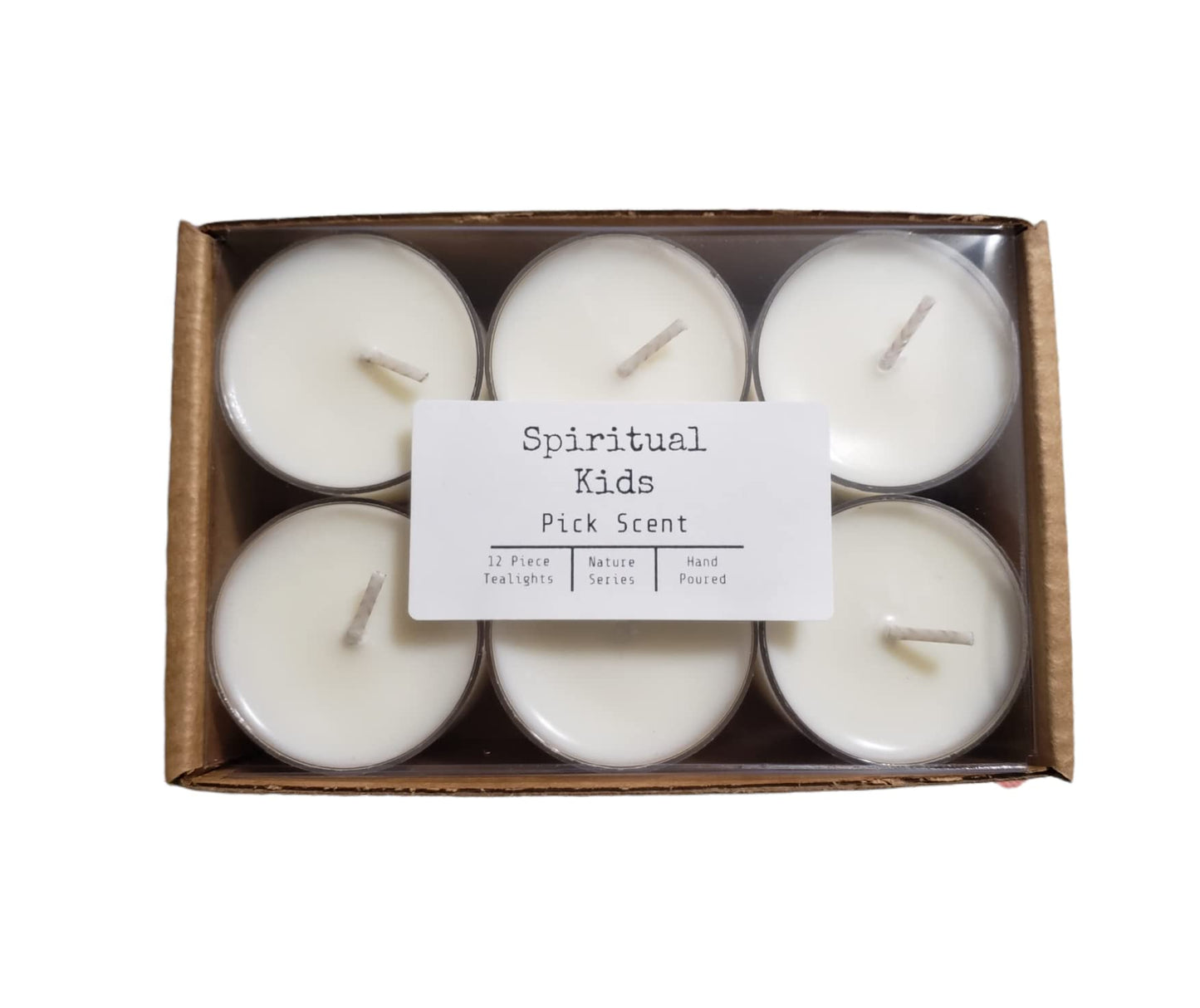 12 Count Soy Tealights CHOOSE SCENT Hand Poured with All Natural Soy Wax and Fragrant/Essential Oils! (Birch & Black Pepper)