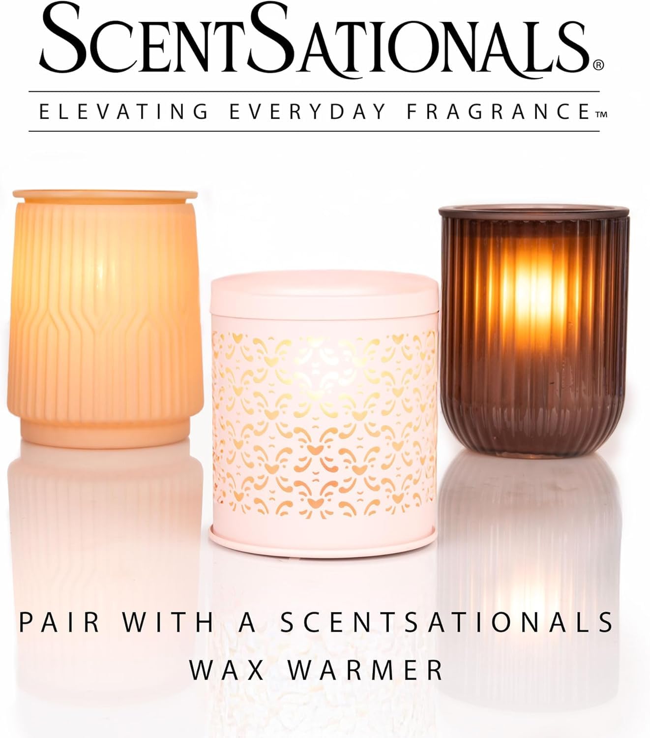 Scentsationals Wax Melts, Wax Cubes Strong Scent - Cucumber Melon - Long Lasting Scented Melts for Warmer, 10 oz (24-Cubes)