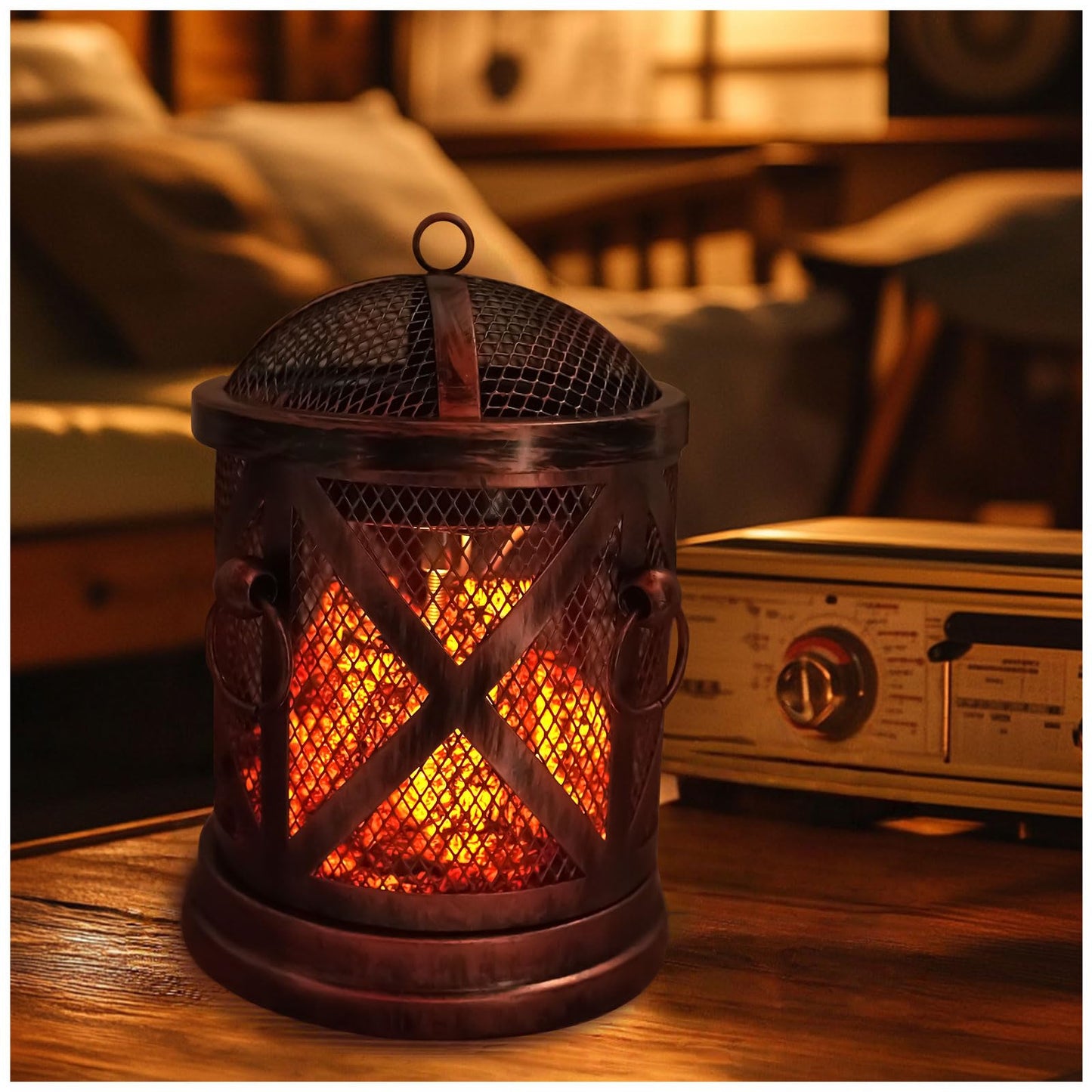 LIFFY Wax Melt Candle Warmer - Electric Melter with Lamp & Timer, Fragrance Warmer, Oil Burner, Aromatherapy Essential for Home & Office, Melt Warmer for Scented Wax Gift & Decor (Copper)