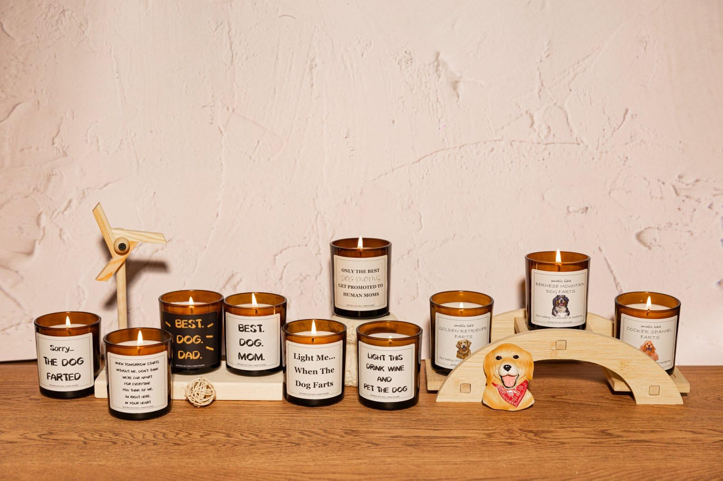 Cocker Spaniel Gifts & Decor, Dog Mom Gifts, Smells Like Cocker Spaniel Farts Candle - Lavender & Eucalyptus, Crafted by Natural Soy Wax & Natural Essential Oils