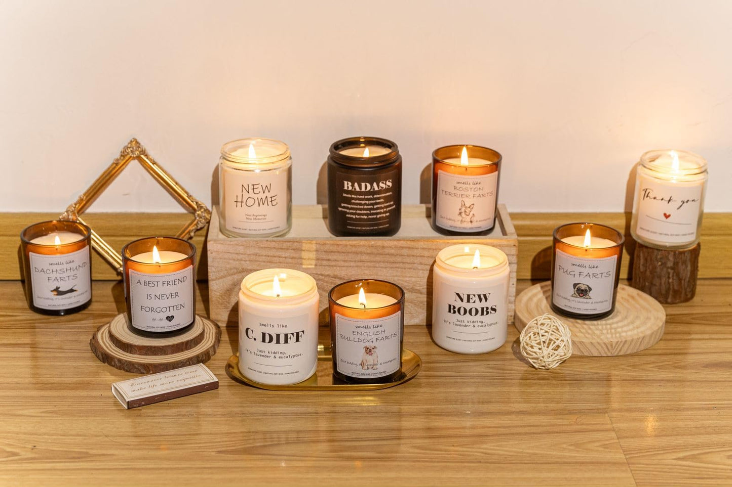 Dog Memorial Gifts for Loss of Dog, Pet Loss Sympathy Gift, A Best Friend is Never Forgotten Candle - Lavender and Eucalyptus, Crafted by Natural Soy Wax & Natural Essential Oils