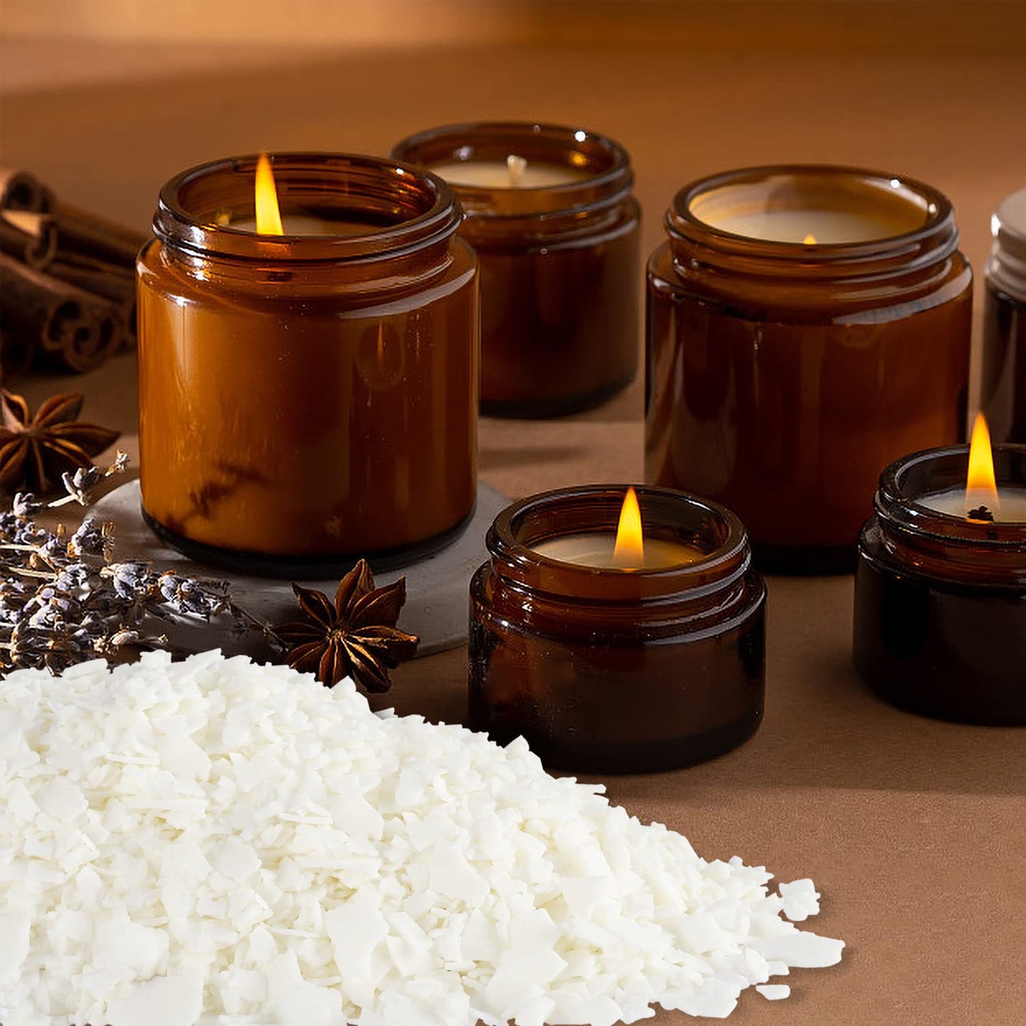 CLTNIKET 10 lb Soy Wax DIY Candle (Flakes & Soft),Natural Soy Wax Candle