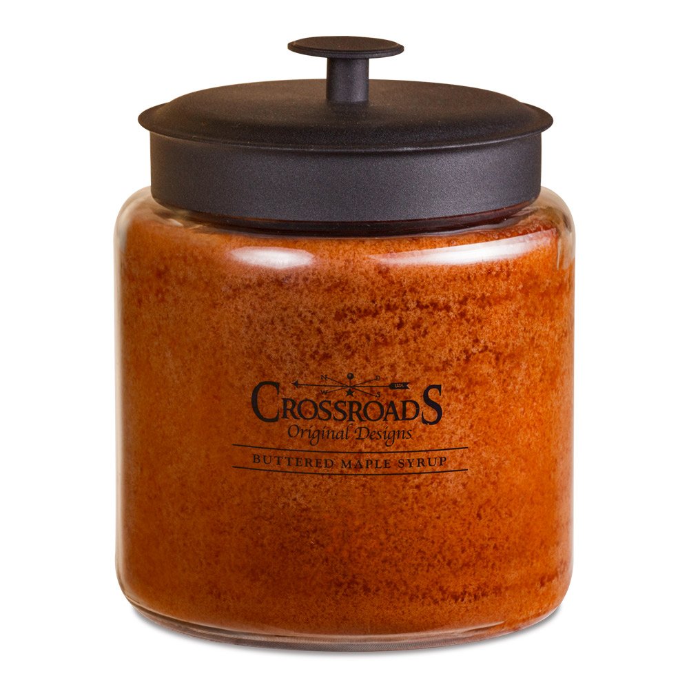 Crossroads Buttered Maple Syrup® Scented 4-Wick Candle, 96 Ounce
