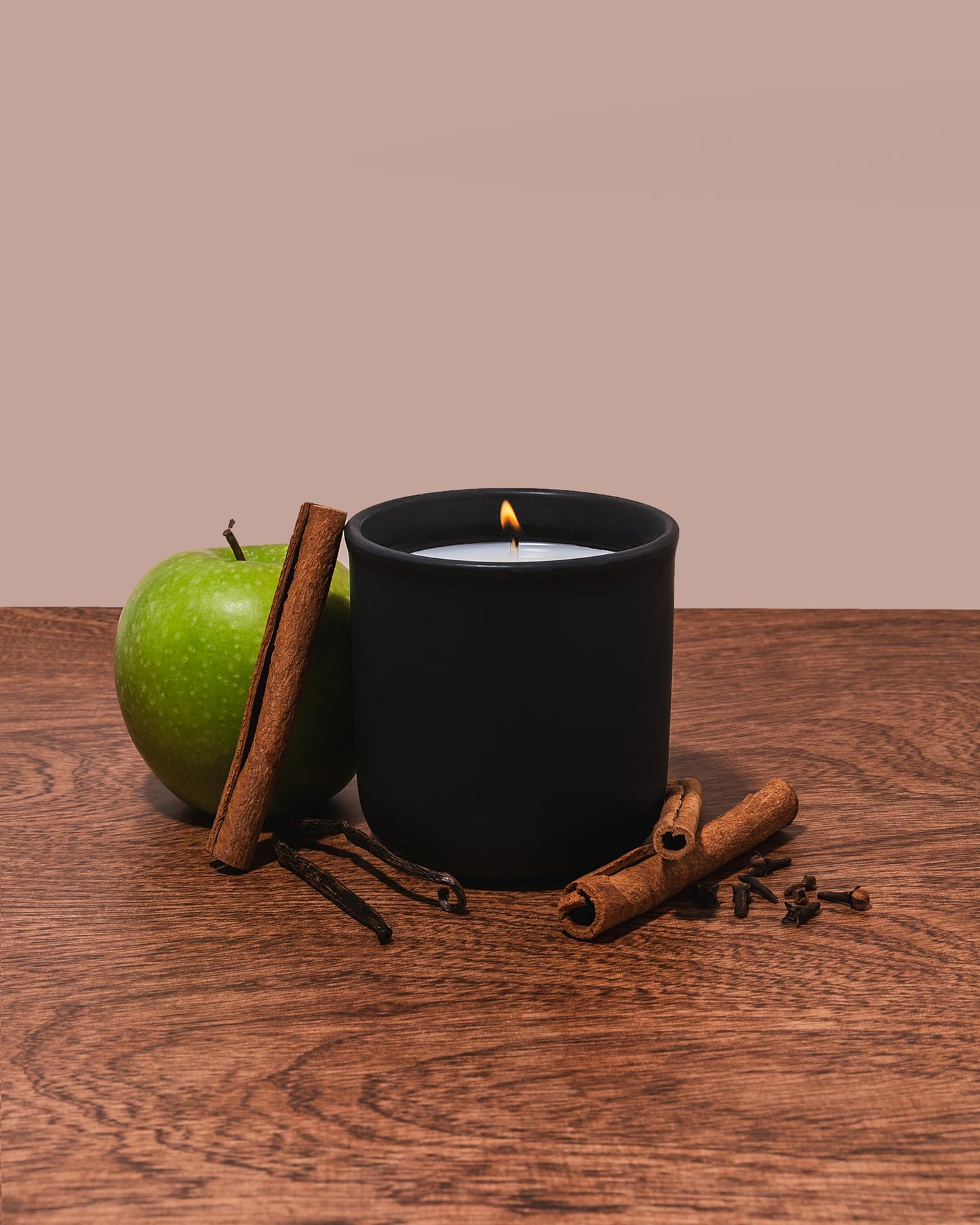 Wicked Rose Candle Co. Desert Eclipse Scented Candle | Cardamom, Orange Peel, Sea Salt & Amber | 10 oz Hand-Poured Coconut Apricot Wax | 45+ Hour Clean Burn | Modern Luxury Home Fragrance