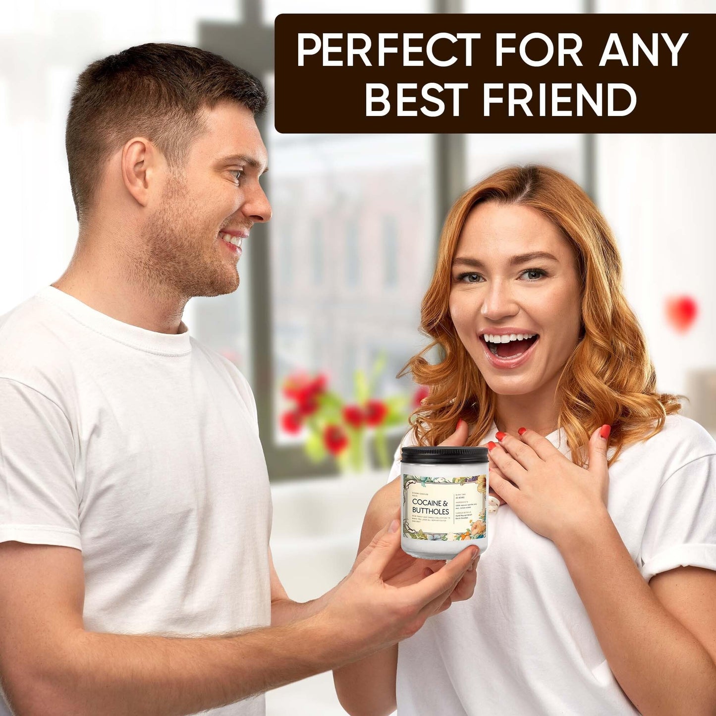Funny Scented Candle β Sophisticated AF Lavender Candle β Gag Gift for Men, Women, Roommates, Coworkers β Housewarming, New Home, New Apartment, Dorm β 7oz Hand-Poured Soy Wax