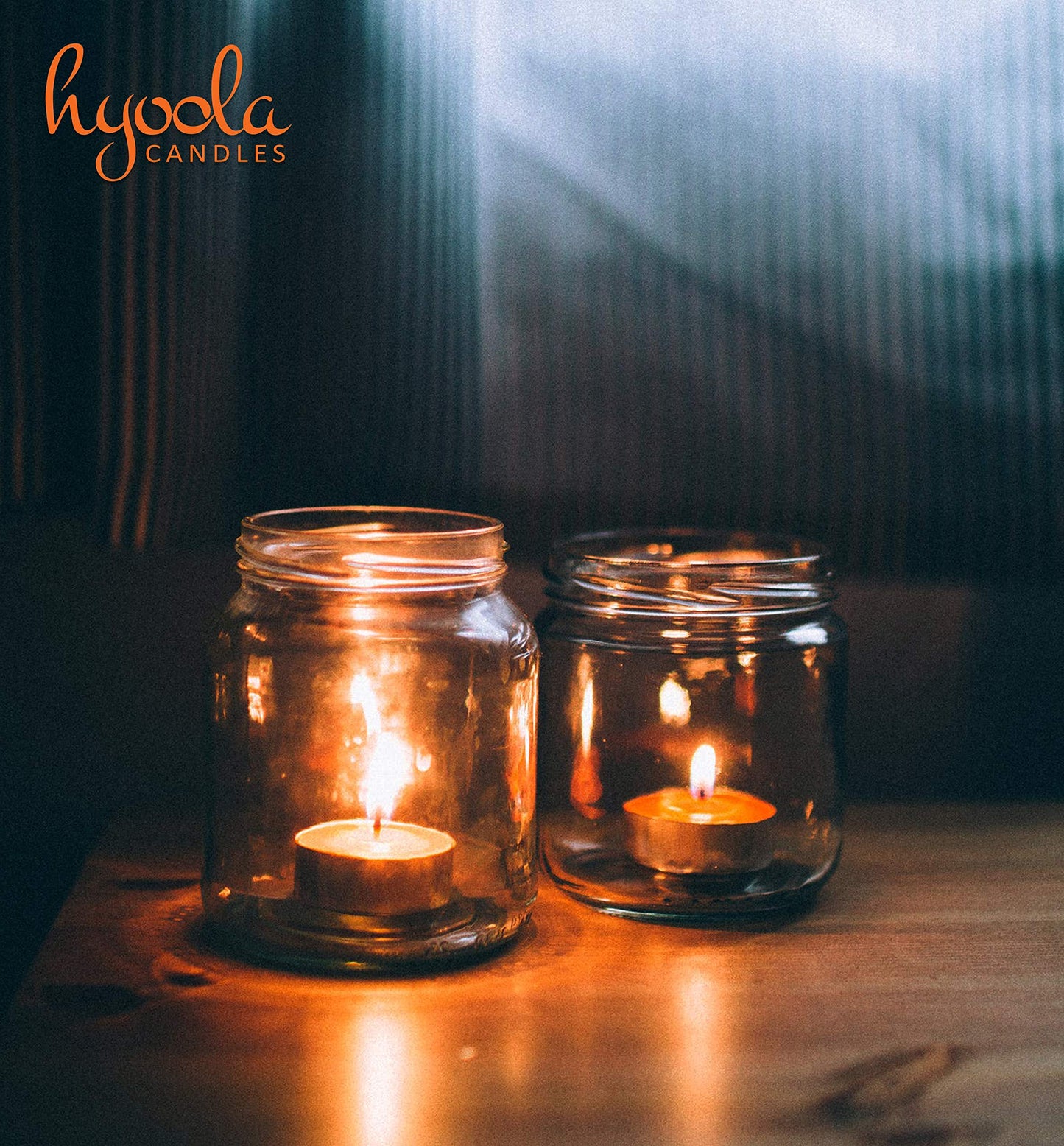 HYOOLA White Beeswax Tealight Candles in Aluminum Cup - 48 Pack - 100% Pure Natural Beeswax Candles