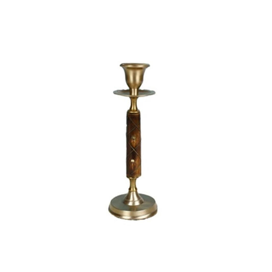 cfycfy987 Candelabra High-Grade Brass Candlestick Retro Handicraft Candlestick Home Restaurant Decoration Shooting Props Ornaments Candle Sticks Holder