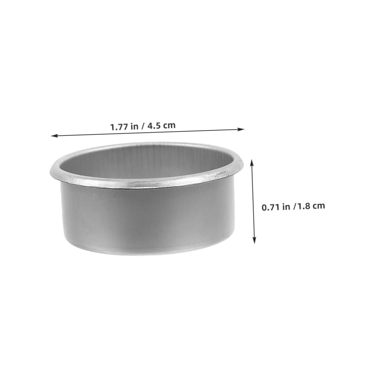 LALAFINA 15pcs Modern Minimalist Metal Candle Holder Cups DIY Tea Light Containers Essential Oil Warmer