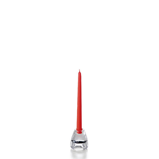 yummi Ruby Red Taper Candles -10 inch - 12 per Pack