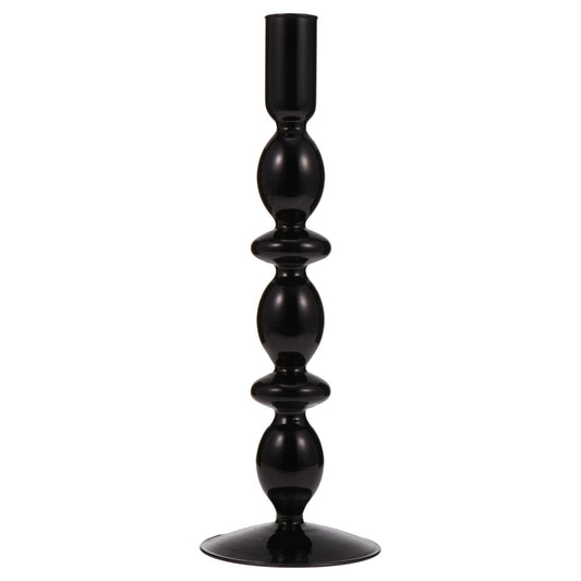 Glass Candlestick Holder Decorative Pillar Candle Holder for Elegant Home Decor Weddings Candlelight Dinners Family Gatherings
