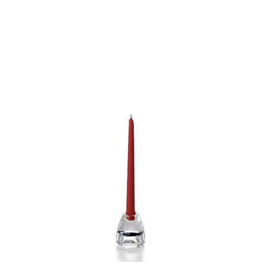 yummi Burgundy Taper Candles -10 inch - 12 per Pack