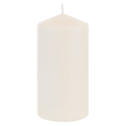 Mega Candles 1 pc Unscented Dome Top Ivory Pillar Candles, Pressed Premium Wax Candle 3 Inch x 6 Inch, Home Décor, Weddings, Parties, Festivities, Occasions, Florists, Events, Prayers, Memorials