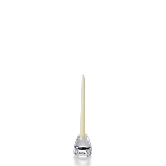 yummi Ivory Taper Candles -10 inch - 12 per Pack