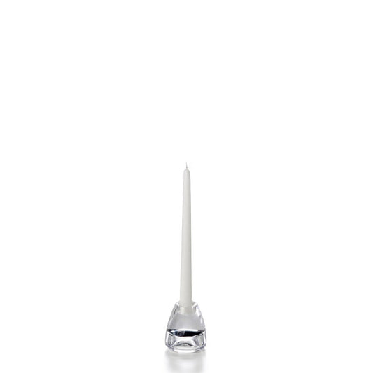 yummi White Taper Candles -10 inch - 12 per Pack