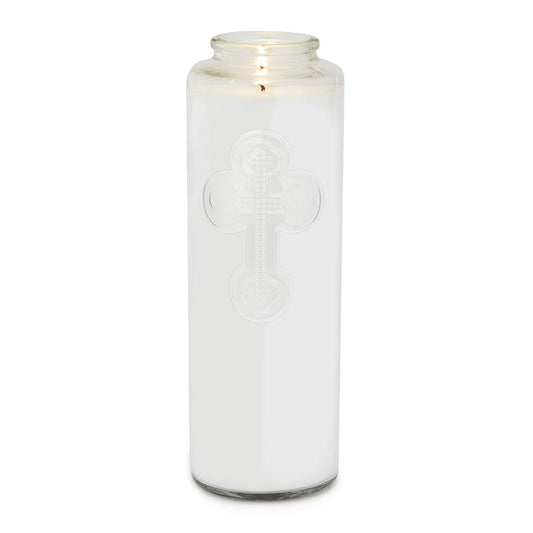 Root Candles Prayer Candles Clear Glass Devotional 7-Day Prayer Candle, 1-Count, 1-Count, Meditation