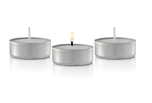 D’Light Online 5 Hours Unscented White Tealight Candles in Aluminum Cup for Home Decor, Wedding, Holiday, Restaurants, Spa, Shabbat or as a Emergency Candle - Set of 500