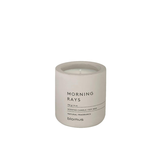 blomus FRAGA Candle Sm Moonbeam (Cream) Color with Morning Rays Fragrance