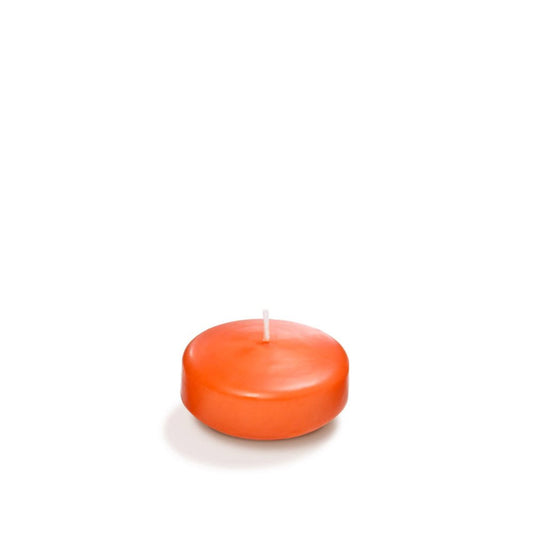yummi Case of 36 2.25" Orange Floating Candles