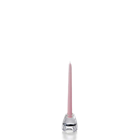 yummi Light Rose Taper Candles -10 inch - 12 per Pack