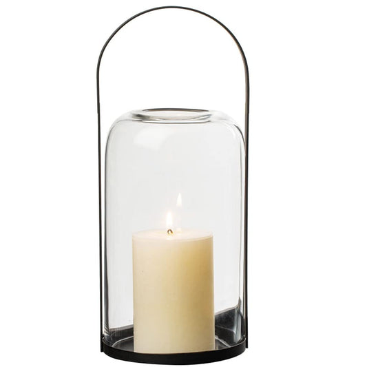 KUYWLMKMZZ Candlestick Holder Indoor Glass Candle Holder Candle Holder Decorative Ornament Candle Lamp Post Suitable for Living Room Kitchen Dining Room Candle Holders (Color : A, Size : Medium)