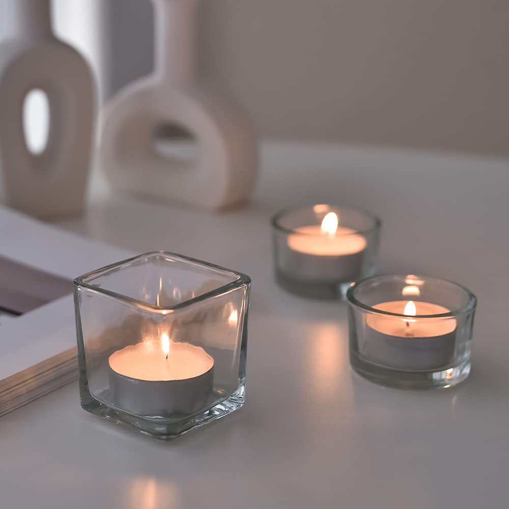 COCODOR Scented Tealight Candles/Winter Jasmine / 25 Pack / 4-5 Hour Extended Burn Time/Made in Italy, Cotton Wick, Scented Home Deco, Fragrance, Mother's Day