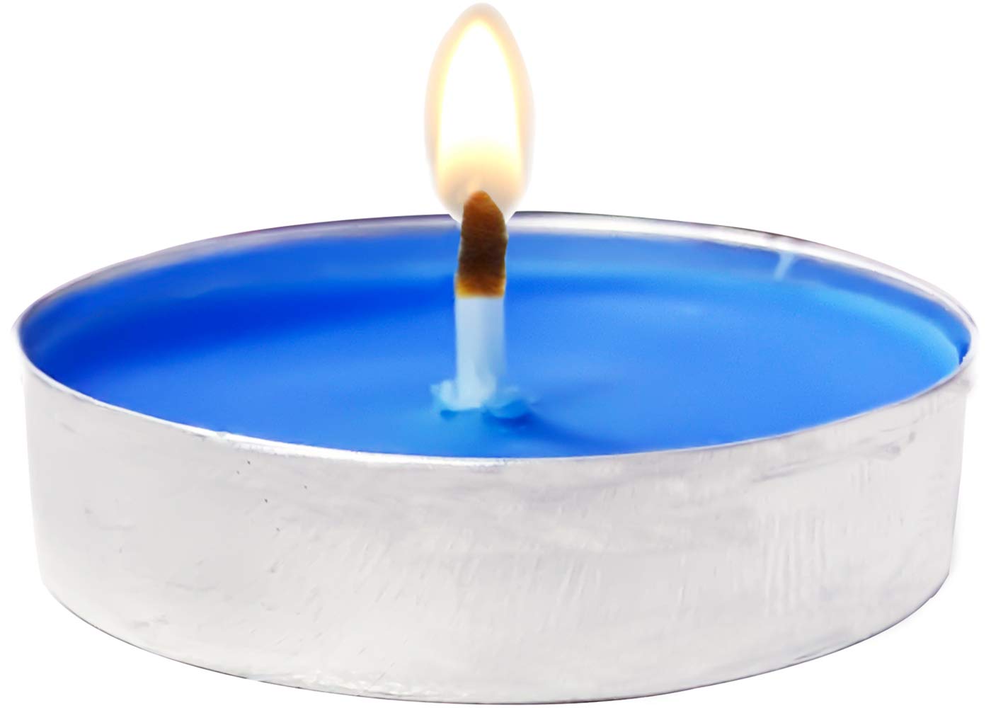 OUO Tea Lights - 50 Pack Smokeless, Dripless & Long Lasting Mini Tealight Candles for Mood, Dinners, Parties, Home Decoration, Wedding, Crafts (Yellow)