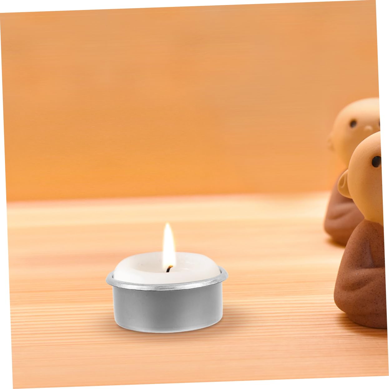 Uonlytech 15pcs Metal Candle DIY Candle Making Jars Essential Oil Cups Tealight Holders Decorative Tea Party Supplies