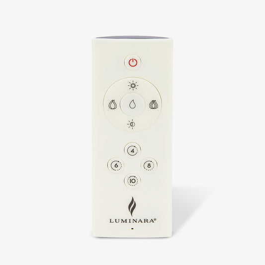 Luminara 10 Features Rechargeable Remote Control On/Off, Timer, Dimmer, Flicker Speed Flameless Candle (USB Type-C Cable Included)