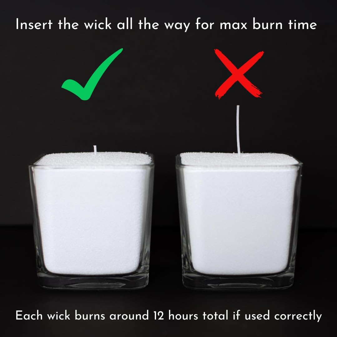 Sandle by Foton Pearled Candle – Multi-Pack (2 x 10oz) – Clean Laundry Scent, Non-Toxic, Luxury & Long-Lasting – up to 120 Hours – with 15 Wicks Each Pack