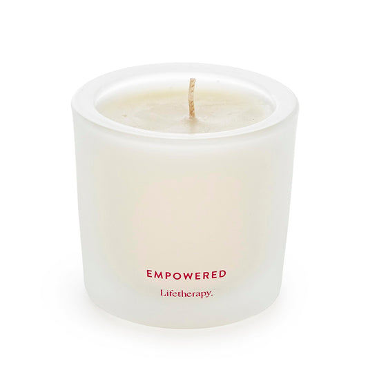 Lifetherapy Empowered Small Soy Votive Candle - Inspiring Scent, Natural Soy Wax, Clean Burn, Long-Lasting Aroma, 2.5 Ounce