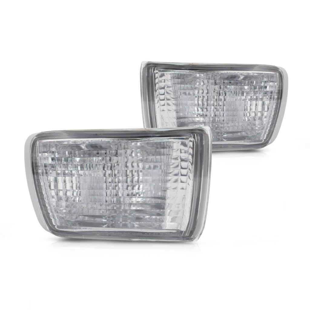 CarLights360 Turn Signal Light Pair with Bulbs for 2003-2005 Toyota 4Runner - Driver and Passenger Side