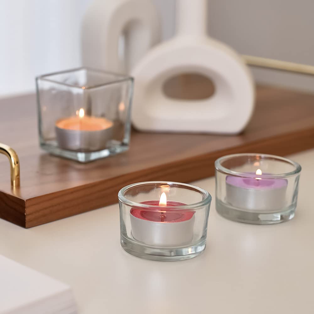 Cocod'or COCODOR Scented Tealight Candles/Winter Jasmine / 100 Pack / 4-5 Hour Extended Burn Time/Made in Italy, Cotton Wick, Scented Home Deco, Fragrance, Mother's Day