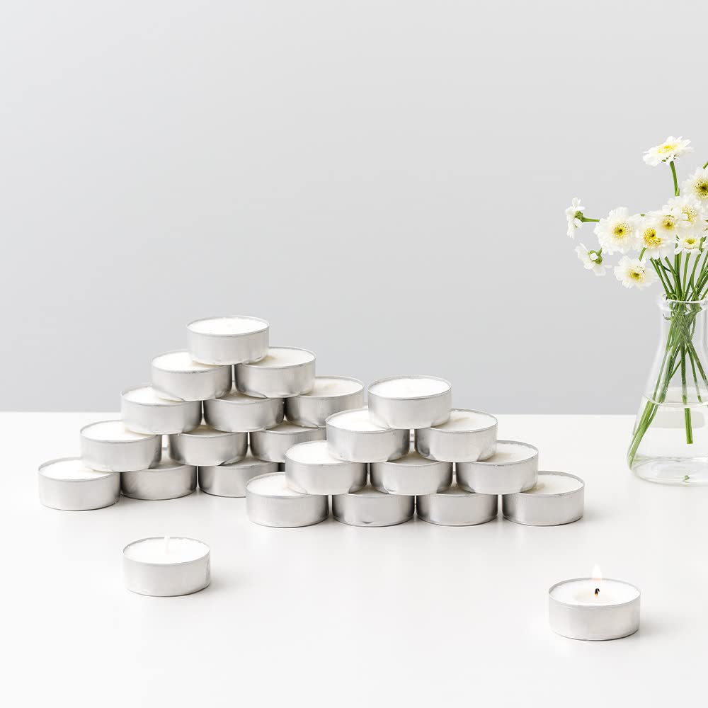Cocod'or COCODOR Scented Tealight Candles/Black Cherry / 100 Pack / 4-5 Hour Extended Burn Time/Made in Italy, Cotton Wick, Scented Home Deco, Fragrance, Mother's Day