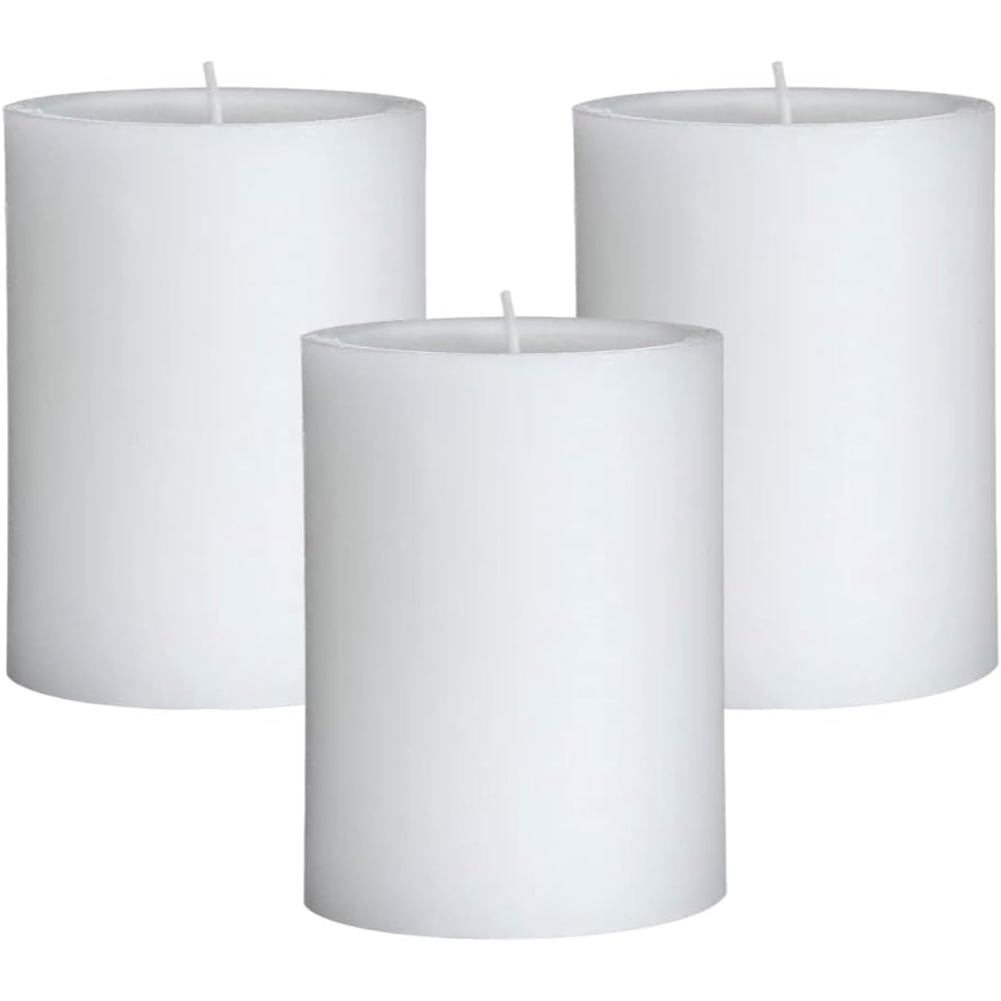 Mister Candle Citronella Candle, Ideal for Indoor & Outdoor Use, 4” x 6” Tall Pillar Candle, Hand Poured, Premium Wax & Dripless, 130 Hour Burn Time