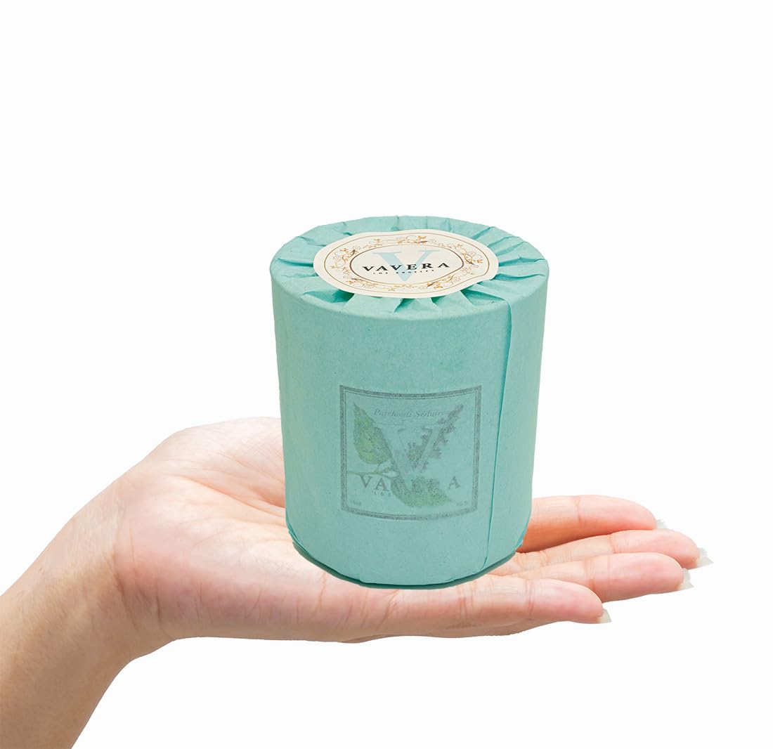 VAVERA Fraser Fir Candle Natural Wooden Wick (11oz Matte White Jar). Vegan Soy Christmas Candle. Pine Candles, Great for The Holidays. Non Toxic Candles for Women or Men. Hand-Crafted in USA.