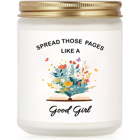 Book Lover Gifts for Women Men Readers - Scented Candles for Bookworms(7OZ) - Gifts for Book Lovers - Bookish Gift for Reading Lovers