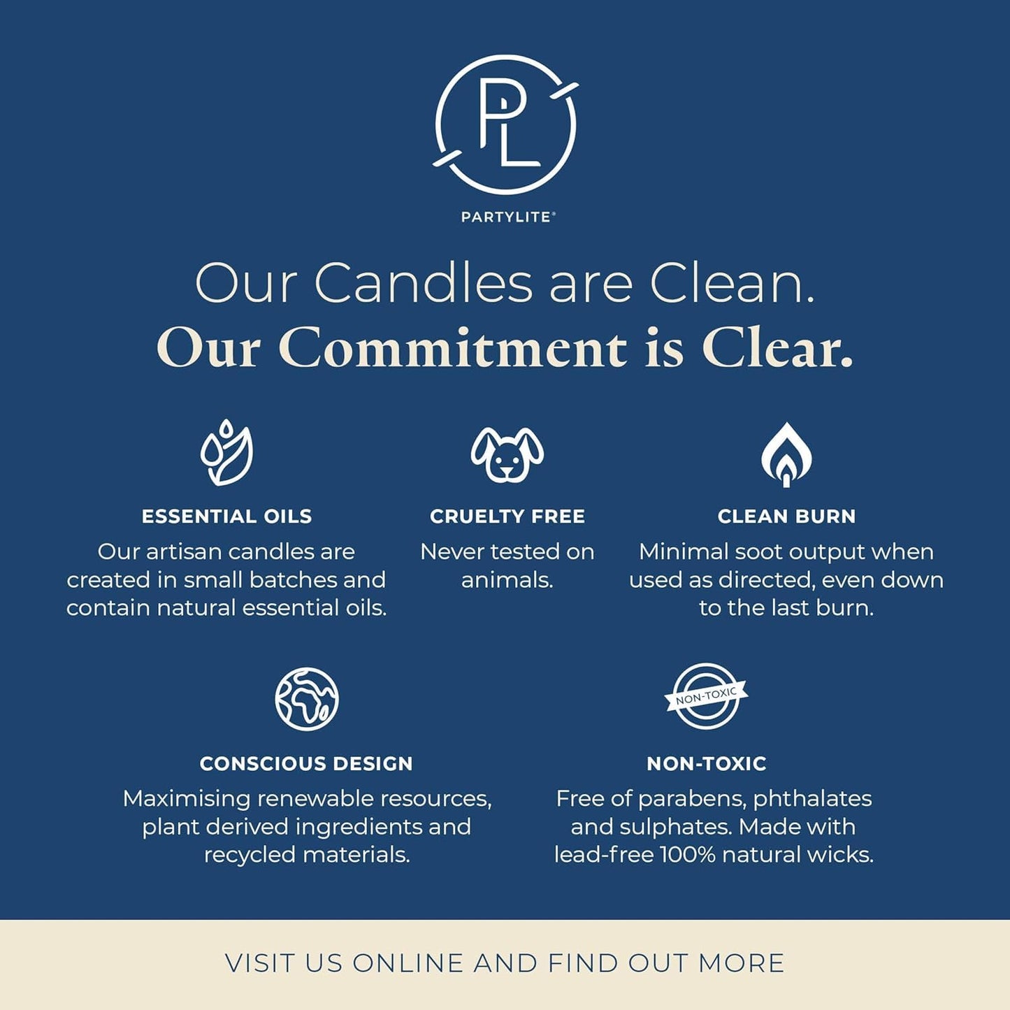 PartyLite Brighter World™ Vanilla Tonka Bean Jar Candle