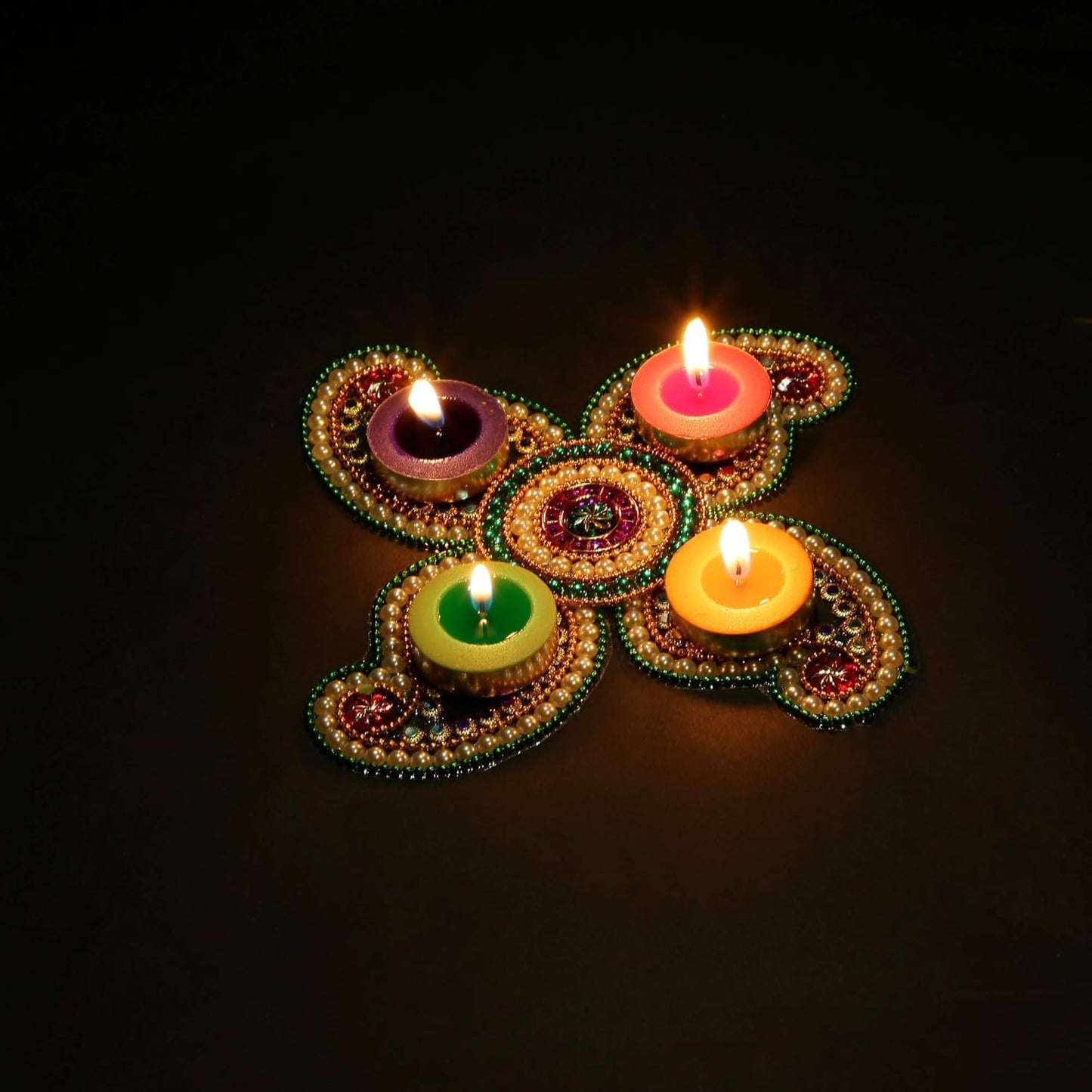 Wax Unscented Tealight Candles Pack of 100 for Diwali Decoration | Long Burning | Smokeless | Candles for Home Decor, Offices, Dining & Special Occasions (Pack of 100 White)