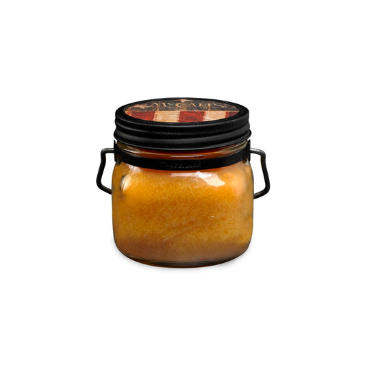 McCall’s Candles | Raspberry Lemon | 16 oz Two-Wick Scented Candle | USA-Poured | Vintage Mason Jar with Carrying Handle | Tangy Raspberry & Fresh Lemon Fragrance