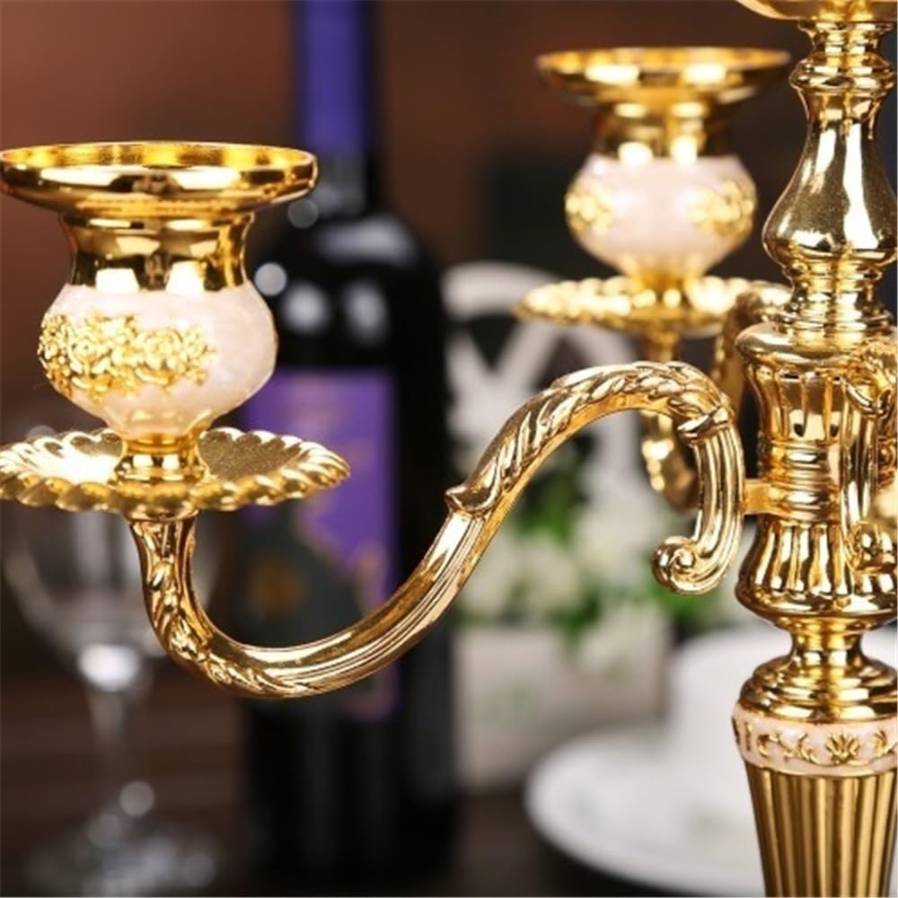 Candlestick Holders European Retro Five-Head Candle Holder Home Wedding Props Decorative Candlestick Candle Holders