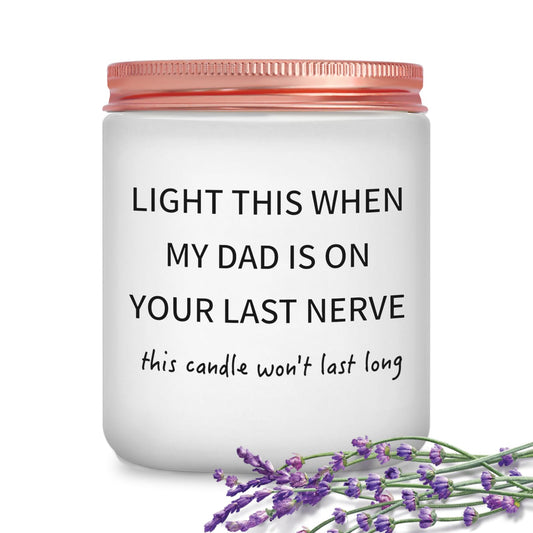 Mothers Day Gifts for Mom from Daughter Son, Funny Mom Birthday Gifts for Stepmom Mother Christmas Valentines Day Present for Step Mother in Law Mommy, Lavender Scented Candles