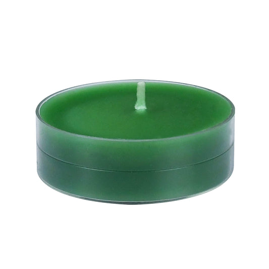 Zest Candle 12-Piece Tealight Candles, Mega Oversized Hunter Green s