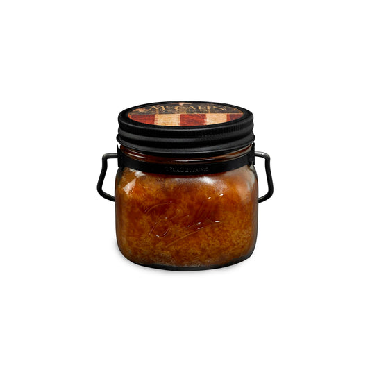 McCall’s Candles | Vanilla Bourbon | 16 oz Two-Wick Scented Candle | USA-Poured | Vintage Mason Jar with Carrying Handle | Warm Vanilla, Honey & Bourbon Fragrance