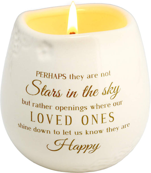 Pavilion Gift Company - Stars in The Sky - 8 oz -100% Soy Wax Candle Scent: Tranquility