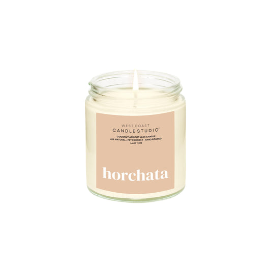 Pet Safe Candle for Dogs | Non Toxic Coconut Apricot Wax Candle | Clean Burning, Paraffin-Free | Pet Odor Eliminating Home Fragrance | Horchata | 4 oz