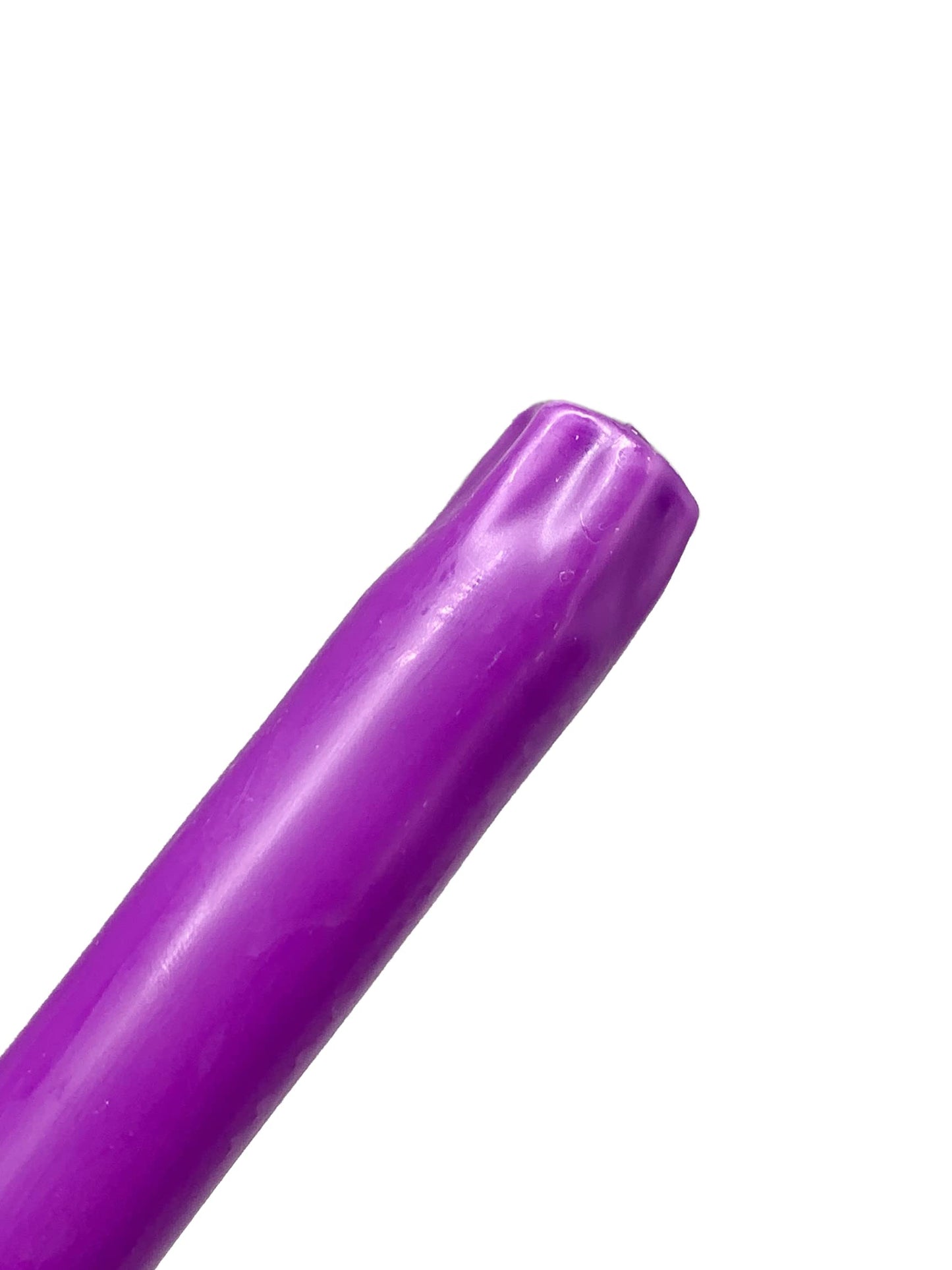 D'light Online Elegant 10" Unscented Purple Taper Candles, Premium Quality Hand-Dipped Tapered Candles, Dripless Tapers and Smokeless - Individually Wrapped (10 Inch, Purple)