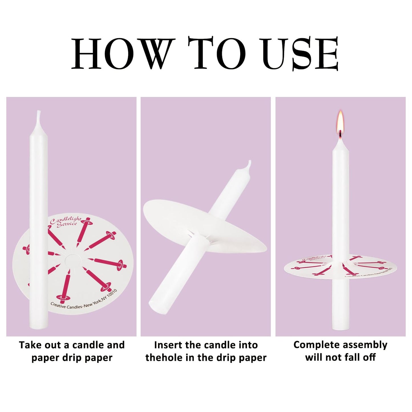 150 Packs Unscented White No Smoke ChurchCandles with Drip Protectors for Devotionalcandlelight Vigil Service.