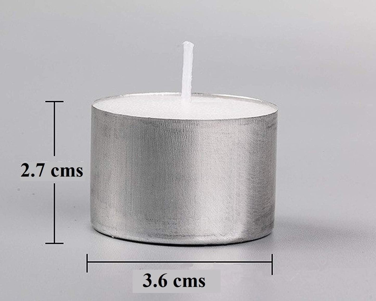 PEAKHILL_Tealight Candles 100% Pure Wax, Unscented, Long Burning Tealight, 9 Hours Burn time, White Unscented Tea Light Candles (Pack of 50)
