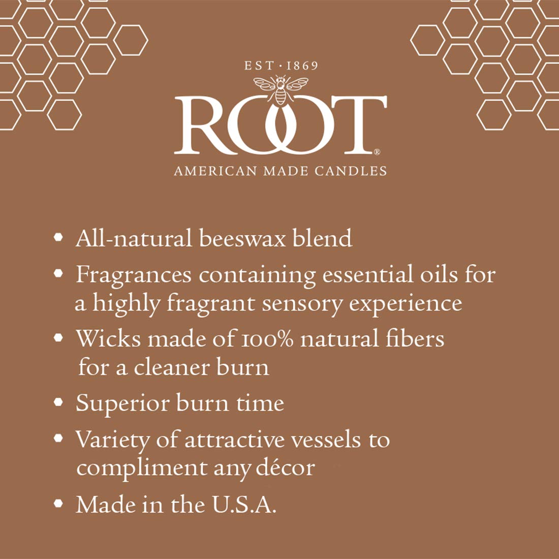 Root Candles Holiday Scented Candles Honeycomb Glass Premium 3-Wick Handcrafted Beeswax Blend Candle, 12-Ounce, Hollyberry