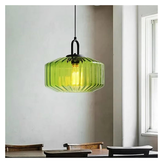 Modern Minimalist Restaurant Coffee Shop Bedroom Counter Living Room Colored Glass Lighting Pendant Lamp,Indoor Illumination